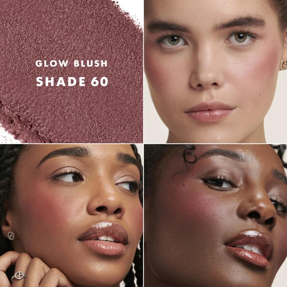 Giorgio Armani Luminous Silk Glow Blush - 60 MYSTERY - Cool Toned Berry Plum